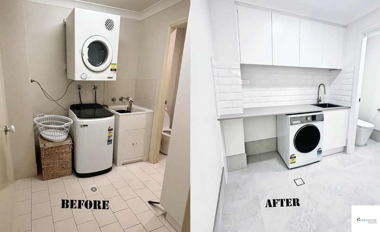 Laundry renovation Sydney